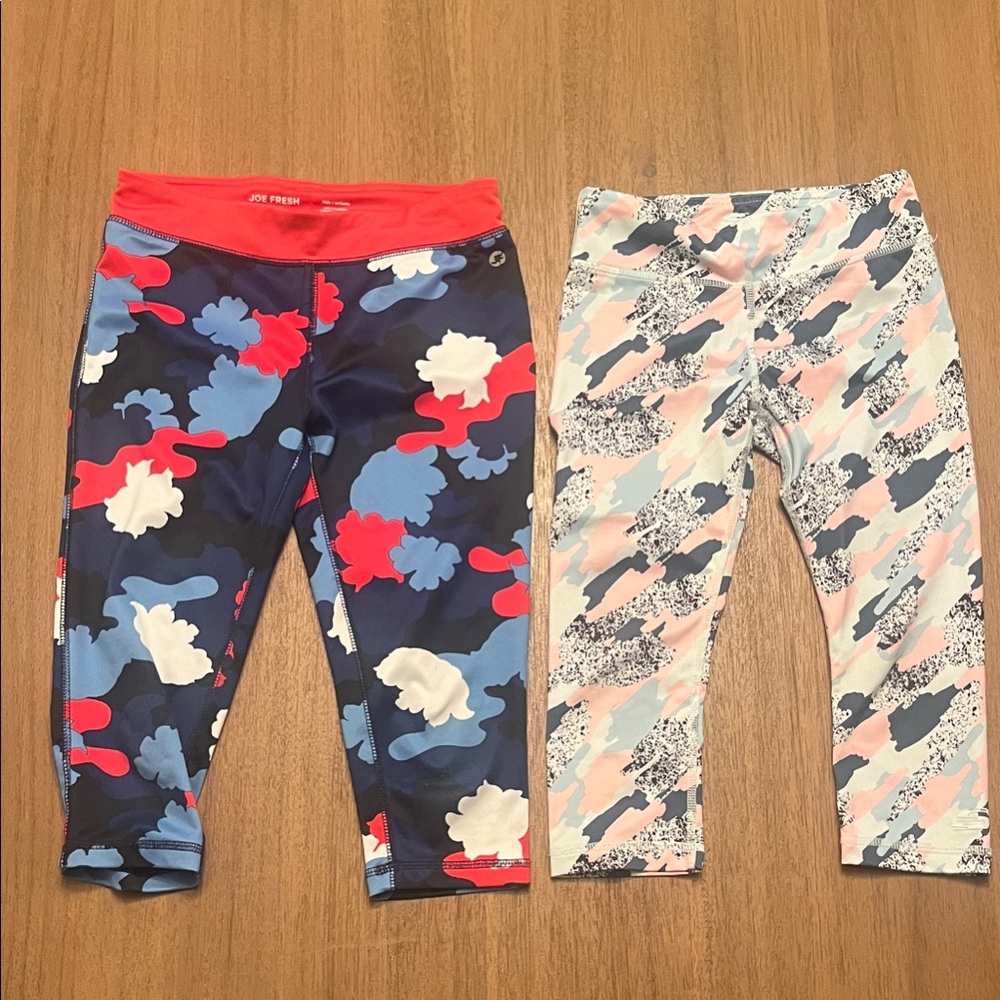 Kids athletic capri pair